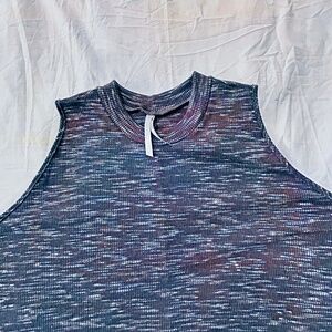 TUNIC, LONG LENGTH, PATRIOT BLUE (Medium Blue) & WHITE, SIZE 5X, MADE IN CANADA!